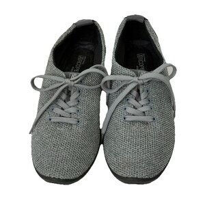 Arcopedico Lace Up Comfort Shoes Dress Your Feet Womens size EU38 US 7 Gray Knit